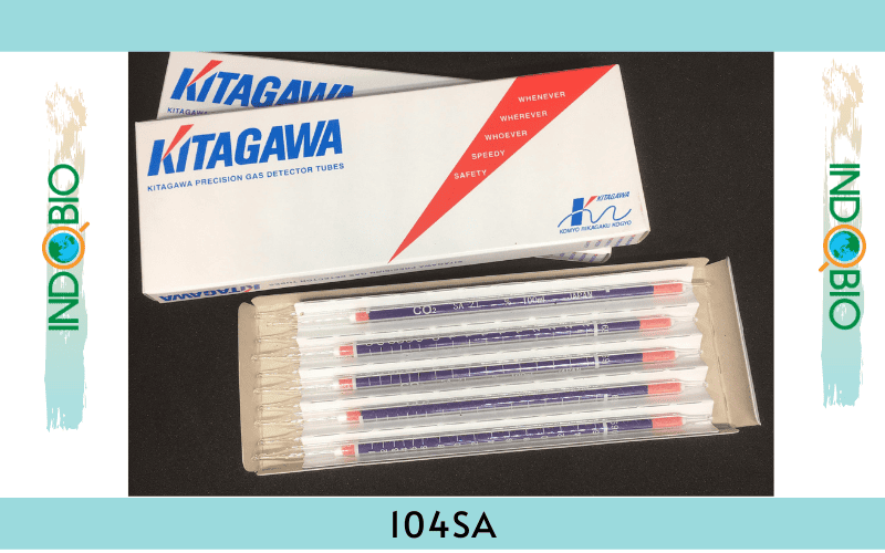 ống test khí 104SA phát hiện nhanh khí Ethanol 0.05-5% Kitagawa, đóng gói 10 test/hộp